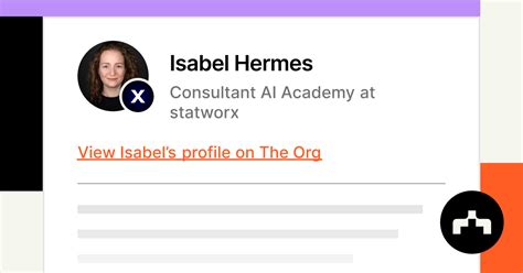 isabel hermes|Isabel Hermes – Consultant AI Academy – statworx .